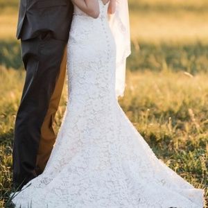 Stella York Lace Wedding Gown